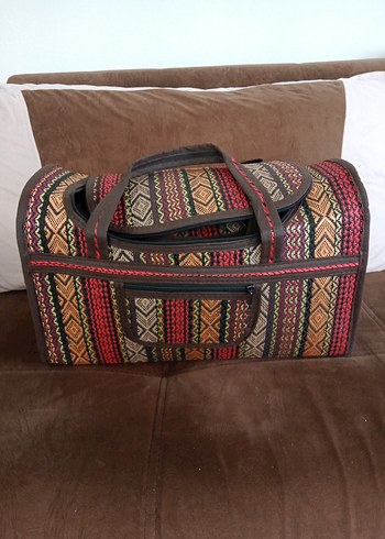 (0) Yeni İthal 3'lü Kumaş,Desenli Çanta. - Görsel 12