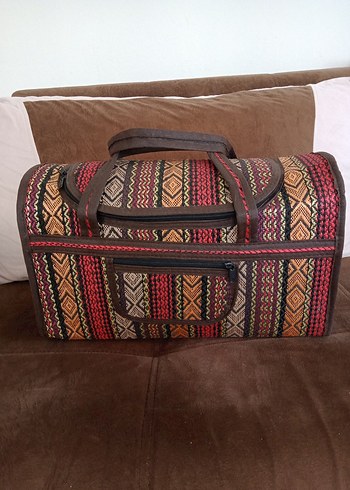 (0) Yeni İthal 3'lü Kumaş,Desenli Çanta. - Görsel 6