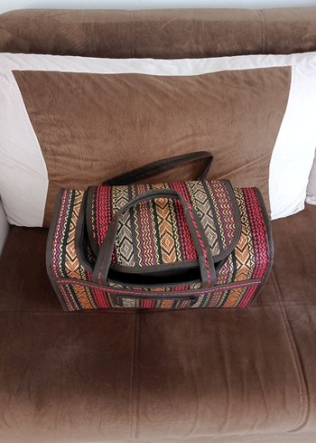 (0) Yeni İthal 3'lü Kumaş,Desenli Çanta. - Görsel 11