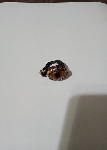 İthal doğal taşlı kaliteli el işçiliği harika görünümlü yüzük - Görsel 3