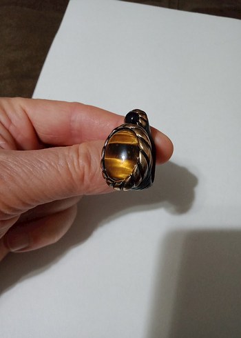 İthal doğal taşlı kaliteli el işçiliği harika görünümlü yüzük - Görsel 14