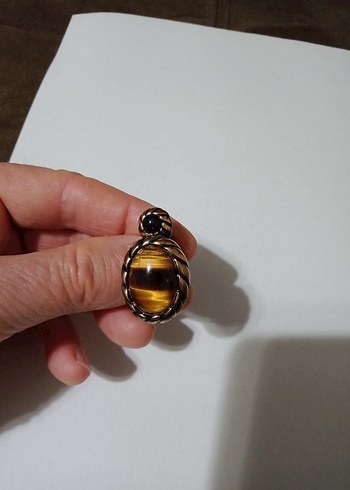 İthal doğal taşlı kaliteli el işçiliği harika görünümlü yüzük - Görsel 5