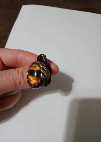 İthal doğal taşlı kaliteli el işçiliği harika görünümlü yüzük - Görsel 13