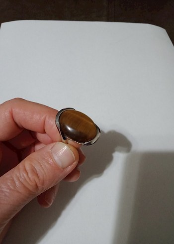 İthal kaliteli Doğal taşlı harika görünümlü yüzük (0) Yeni - Görsel 6