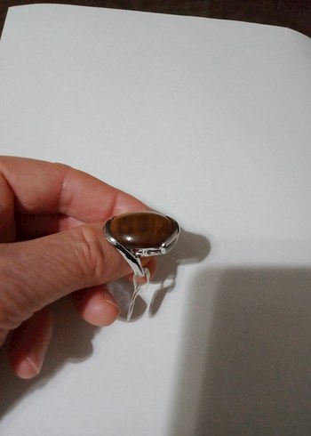 İthal kaliteli Doğal taşlı harika görünümlü yüzük (0) Yeni - Görsel 3