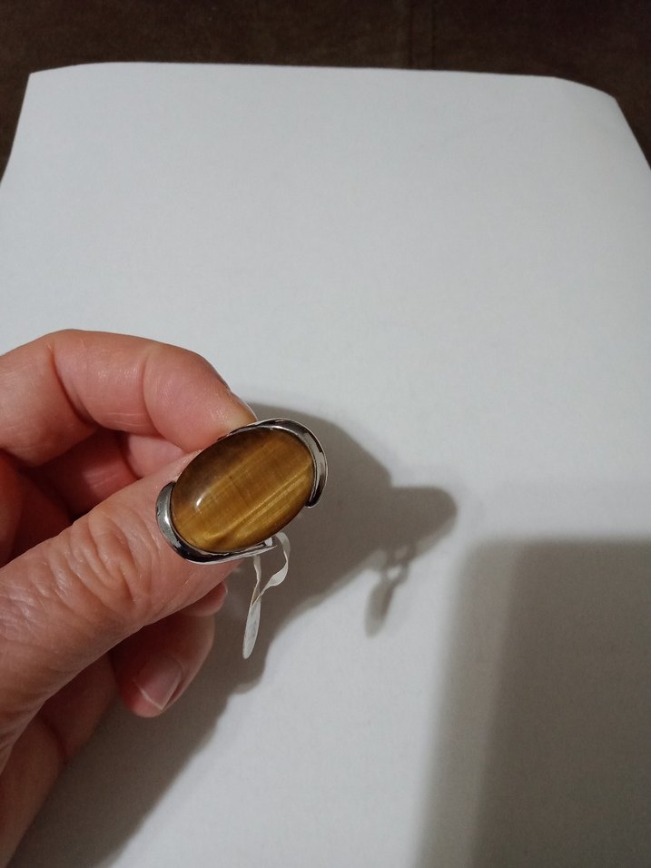 İthal kaliteli Doğal taşlı harika görünümlü yüzük (0) Yeni - Görsel 5