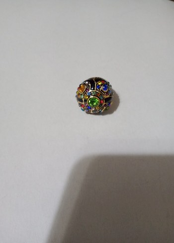 İthal özel ince el işçiliği renkli parlayan taşlı harika yüzük - Görsel 6