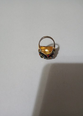 İthal özel ince el işçiliği renkli parlayan taşlı harika yüzük - Görsel 16
