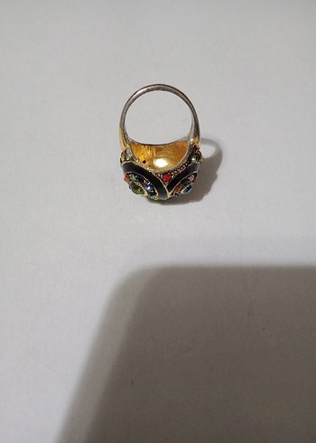 İthal özel ince el işçiliği renkli parlayan taşlı harika yüzük - Görsel 9