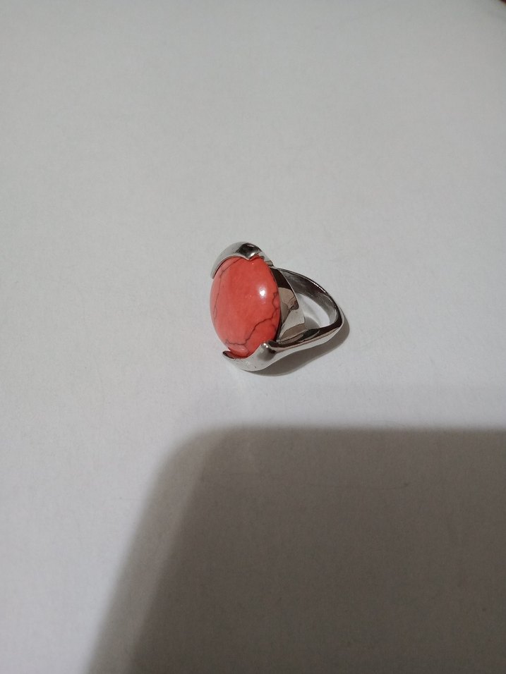 İthal doğal taşlı kaliteli yüzük (0) Yeni - Görsel 5