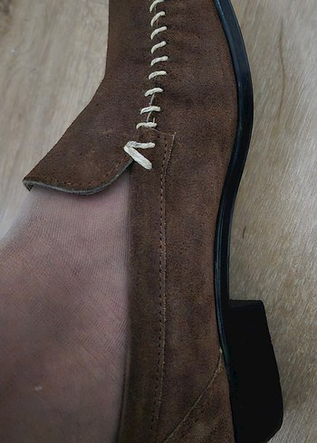 Kahverengi 37 Numara Süet Kadın Espadril - Görsel 3