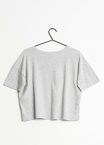 Diğer Gri crop tshirt L beden