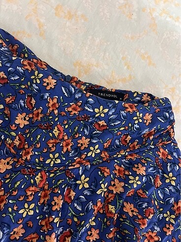 Trendyol & Milla lacivert mini etek