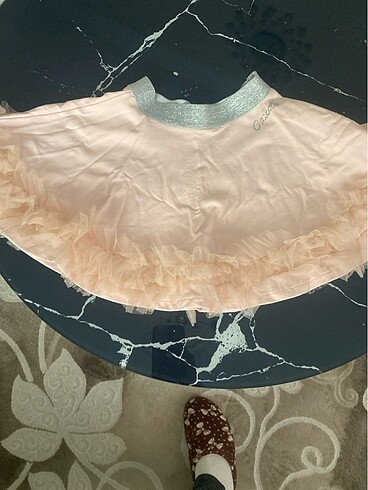 Pembe tül etek