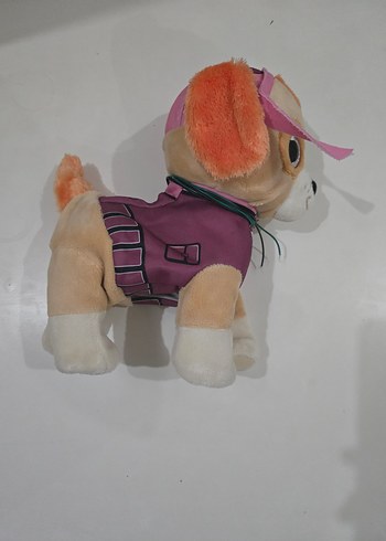 Renkli Pembe Peluş Köpek Oyuncak - Görsel 3