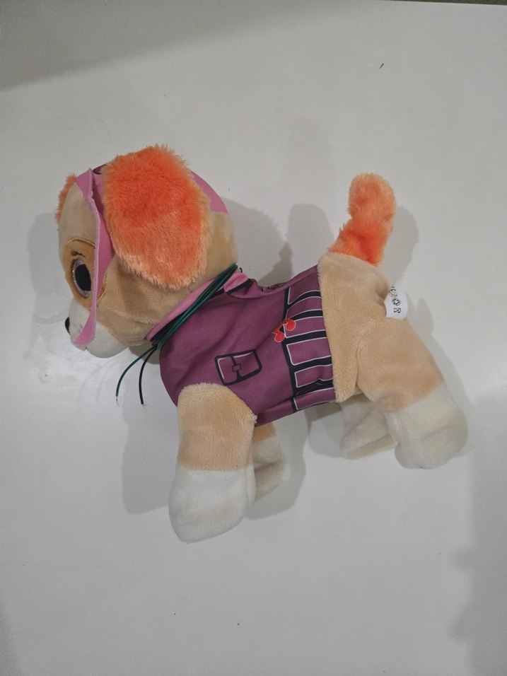 Renkli Pembe Peluş Köpek Oyuncak - Görsel 2