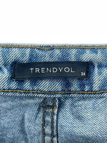 34 Beden mavi Renk Trendyol & Milla Jean / Kot %70 İndirimli.