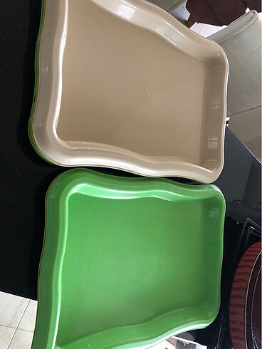 Beden Renk Plastik tepsi büyük boy 6 adet yurt dışı ürünü