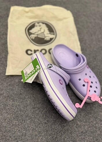 37 Beden mor Renk Crocs Terlik