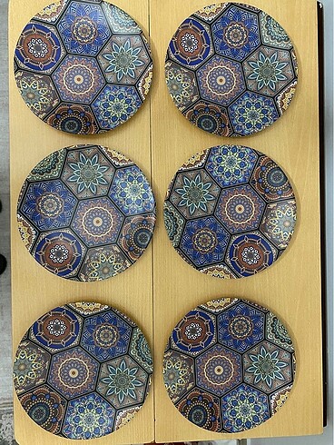 Beden 24 cm servis tabağı 6 parça