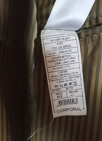 Gerçek kuzu derisi ceket - Görsel 5