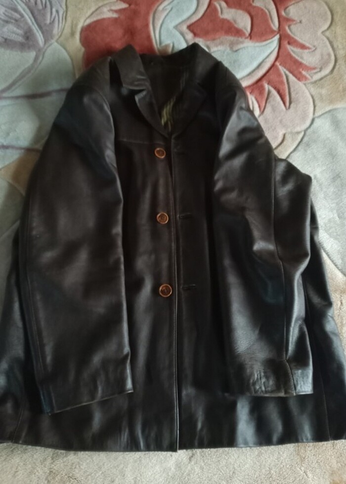 Gerçek kuzu derisi ceket - Görsel 3