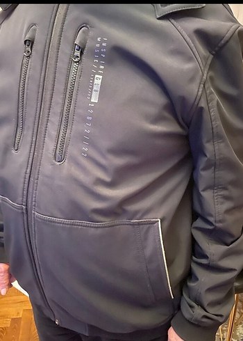 Siyah Fermuarlı Erkek Günlük Ceket - Görsel 6