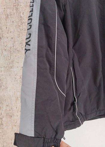 Siyah Erkek Kayak Ceketi, Fermuarlı - Görsel 3