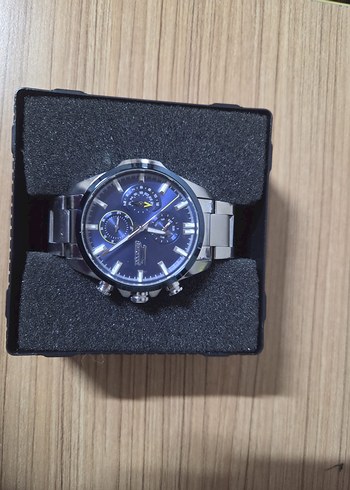 slezanger Çelik Kordonlu Mavi Erkek Kol Saati - Görsel 2