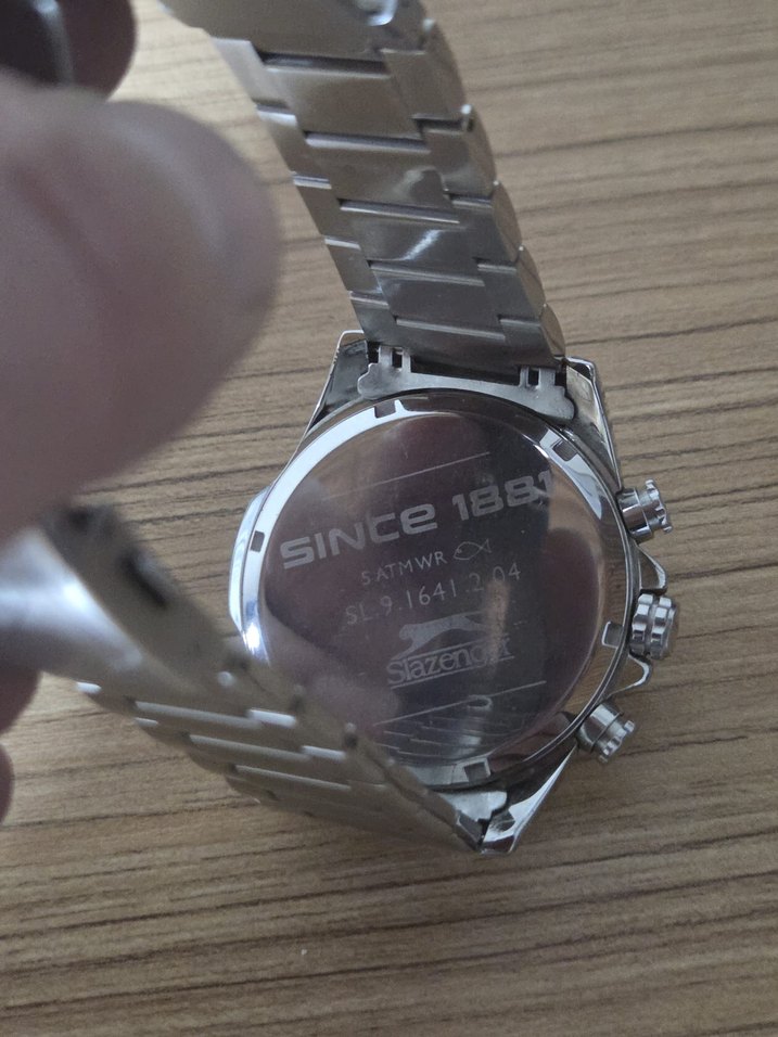 slezanger Çelik Kordonlu Mavi Erkek Kol Saati - Görsel 4