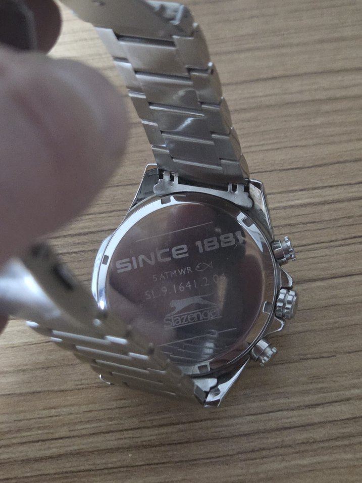 slezanger Çelik Kordonlu Mavi Erkek Kol Saati - Görsel 5