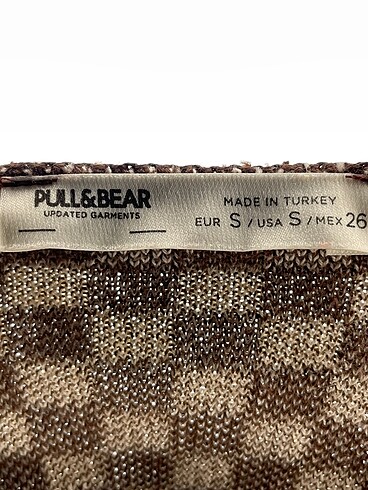 s Beden kahverengi Renk Pull and Bear Kazak / Triko %70 İndirimli.