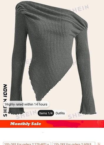 Shein straplez bluz
