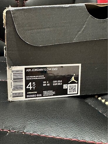 36,5 Beden Nike Air Jordan 1 Low