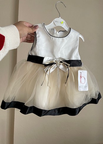 Civil baby Kız Çocuk Şık Kemerli Elbise