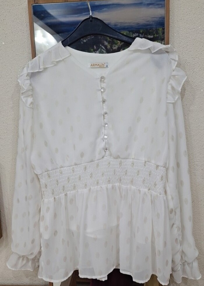 Düğmeli bluz - Görsel 5