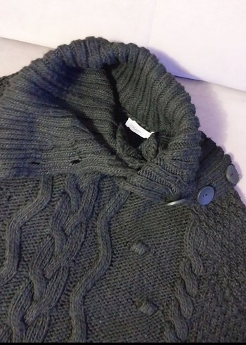 LCW marka ,örgü görünümlü, kadın ,kız çocuk panço - Görsel 3