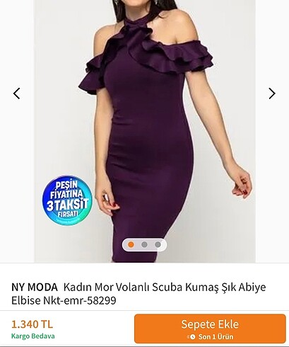 diğer Beden Mürdüm Midi Elbise