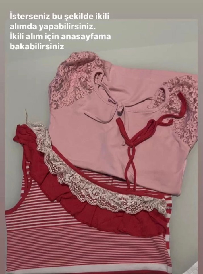 Dantel Detaylı Tişört - Görsel 3