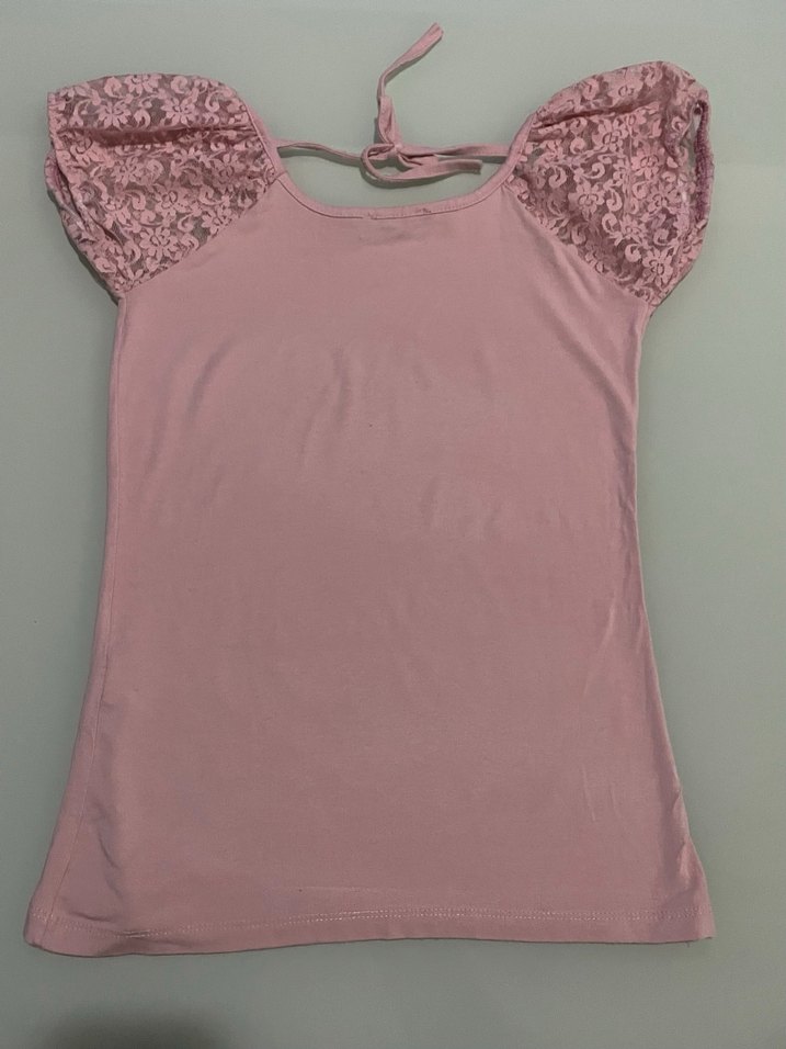 Dantel Detaylı Tişört - Görsel 2