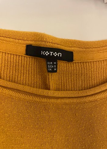 Sarı Triko Kazak - Görsel 5