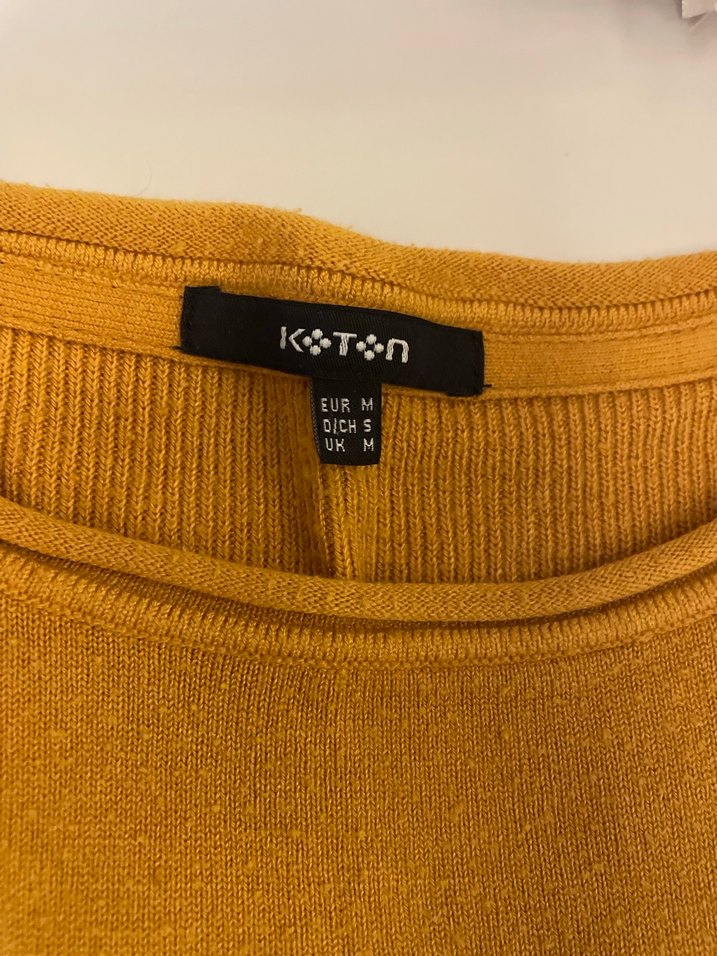 Sarı Triko Kazak - Görsel 5