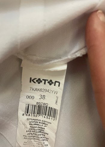 Beyaz Kadın Gömlek - Görsel 8