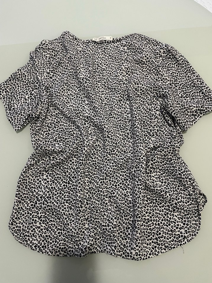 Leopar Desenli Bluz - Görsel 5