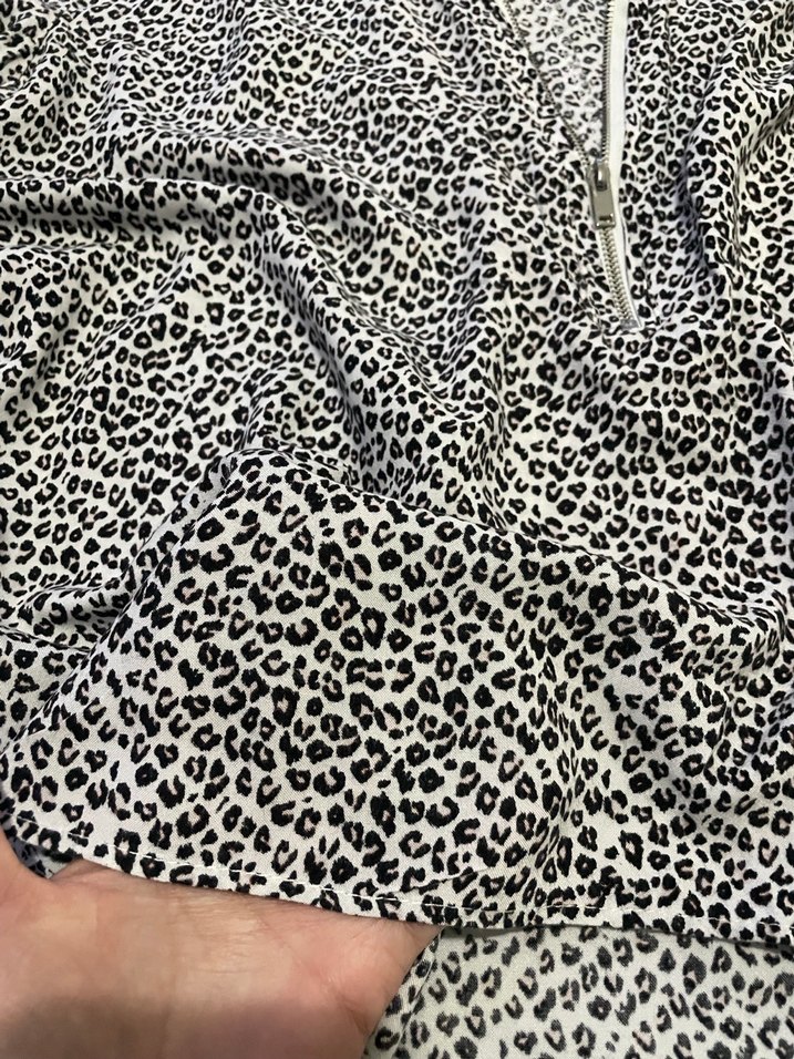 Leopar Desenli Bluz - Görsel 4