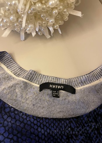 Koton Yılan Desenli Triko Kazak - Görsel 4