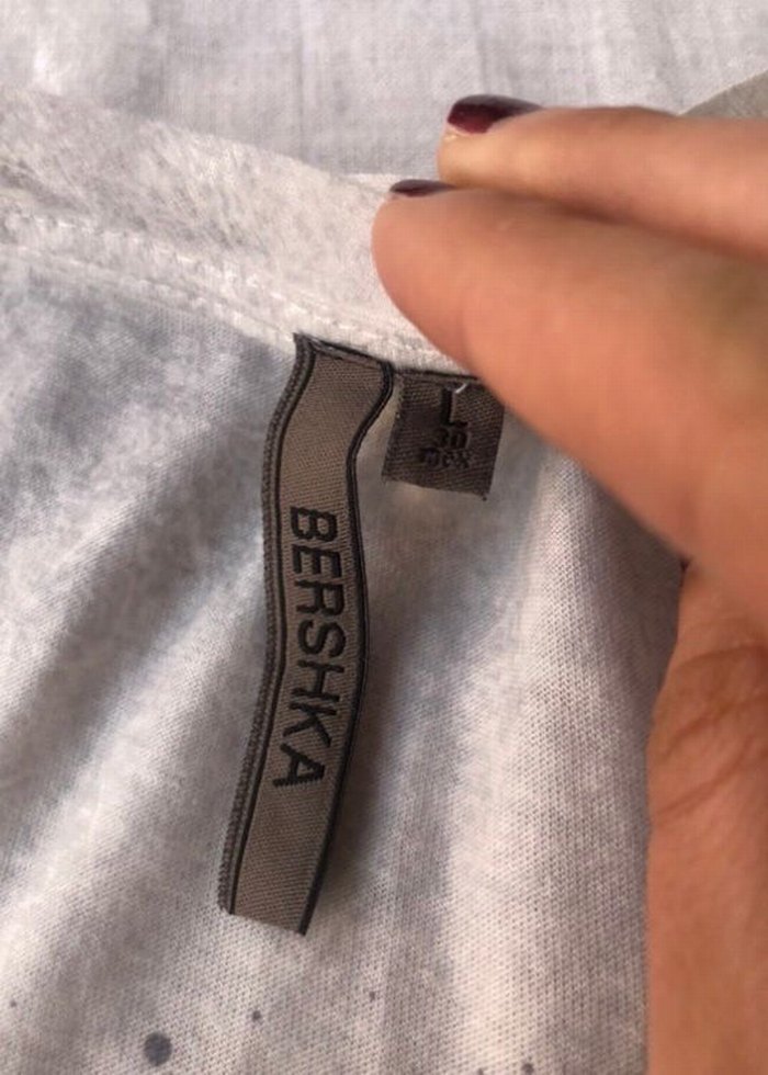 Gül Baskılı Taşlı Tişört - Görsel 5