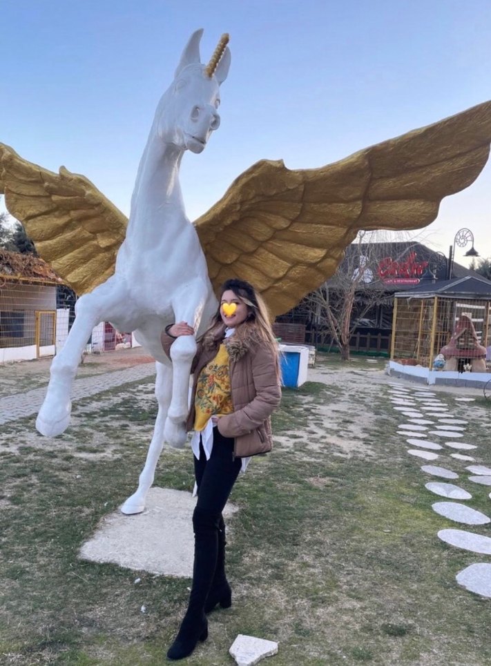 Kürk Detaylı Camel Kışlık Mont - Görsel 2