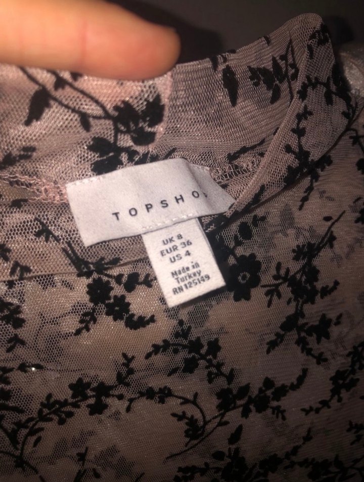 Dantel Detaylı Bej Uzun Kollu Kadın Bluz - Görsel 4