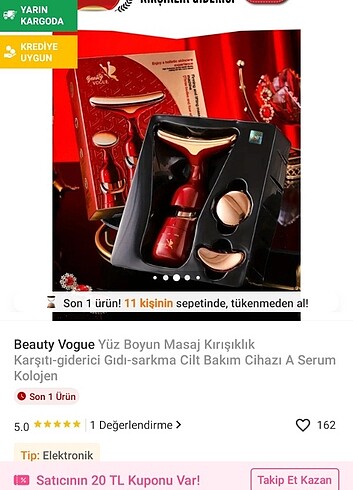 Yüz kırışık açıcı alet